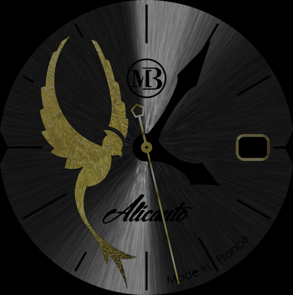 Logo Montre Alicanto
Montre de luxe pour dame or et acier