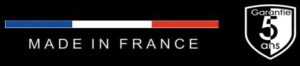 Made in France and Warranty logo