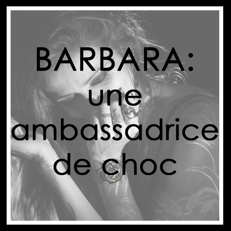 Barbara ambassadrice de montre Alicanto