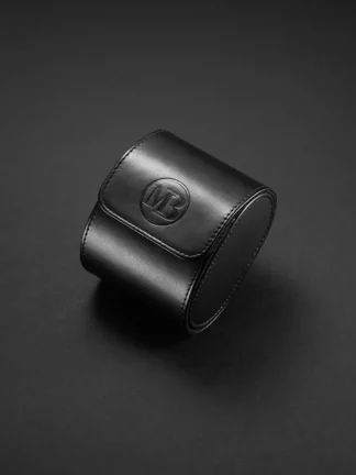 Écrin de montres Roll en cuir noir